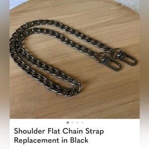 Black Chain Strap Replacement For Purse .